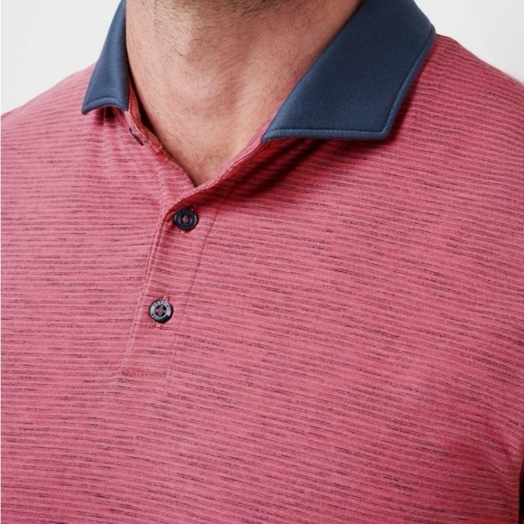 Men’s Travis Mathew Golf Common Interest Polo Shirt Medium NWT MSRP $100 - Picture 6 of 7